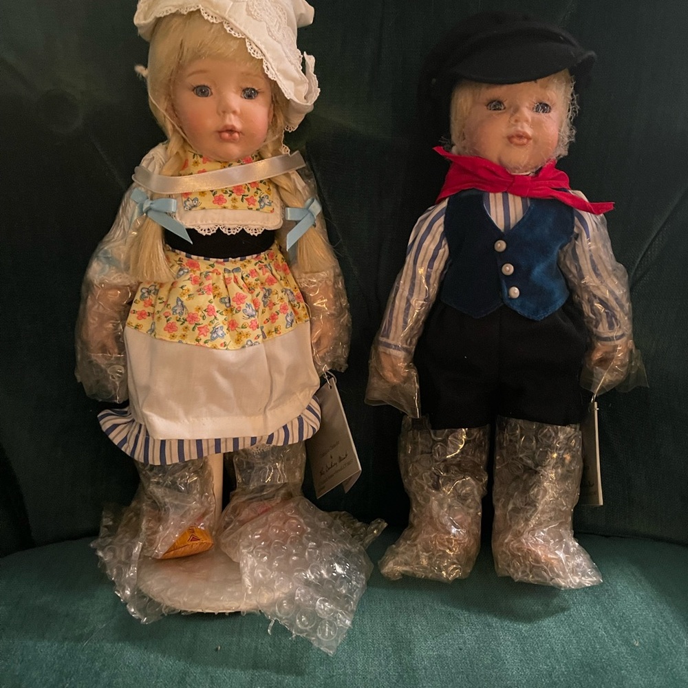 DANBURY MINT “First Love” Porcelain Dolls